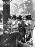 Japanese Women Washing their Hands Prior to Entering a Temple, 1936-Sport & General-Giclee Print