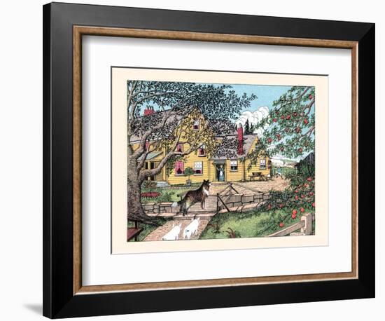 Sport Has Found the Little Pigs, He Shouted-Luxor Price-Framed Premium Giclee Print