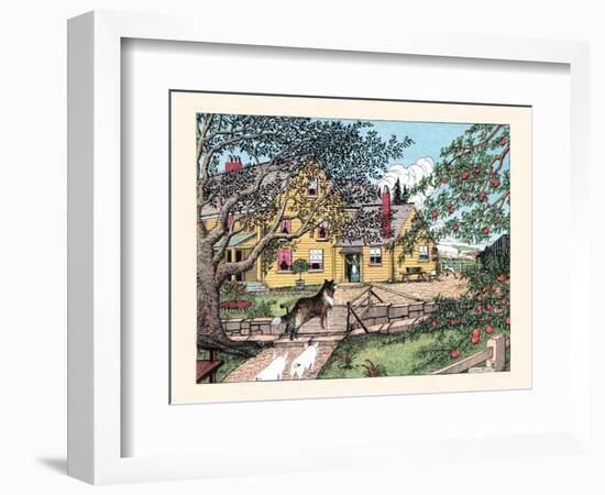 Sport Has Found the Little Pigs, He Shouted-Luxor Price-Framed Premium Giclee Print