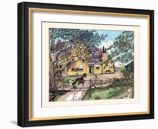 Sport Has Found the Little Pigs, He Shouted-Luxor Price-Framed Art Print