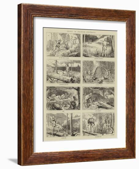 Sport in British Columbia-Alfred Chantrey Corbould-Framed Giclee Print