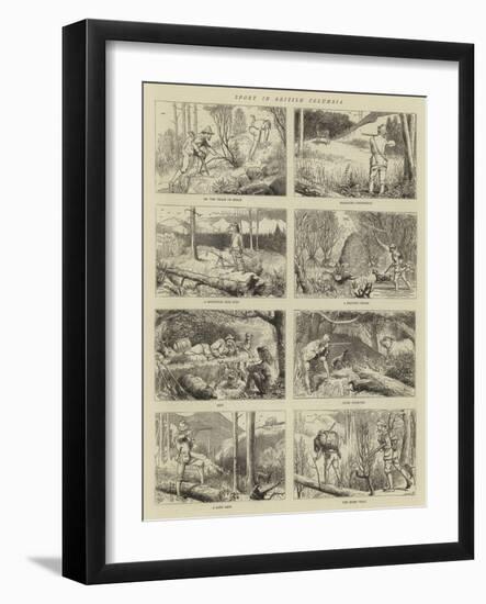 Sport in British Columbia-Alfred Chantrey Corbould-Framed Giclee Print