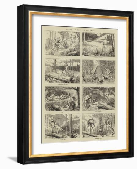 Sport in British Columbia-Alfred Chantrey Corbould-Framed Giclee Print