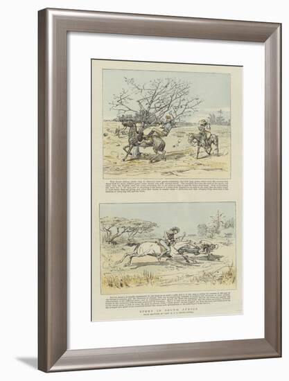 Sport in South Africa-null-Framed Giclee Print