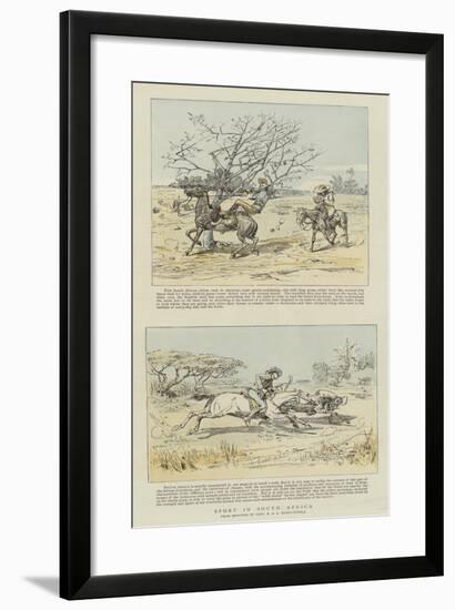 Sport in South Africa-null-Framed Giclee Print