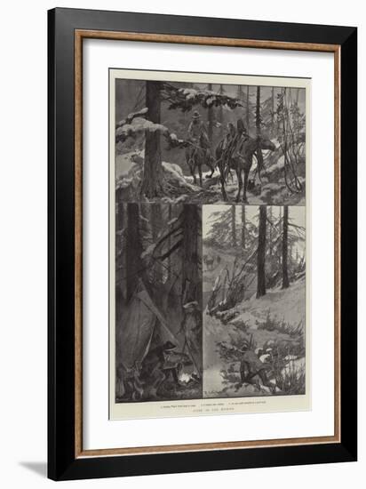 Sport in the Rockies-Richard Caton Woodville II-Framed Giclee Print