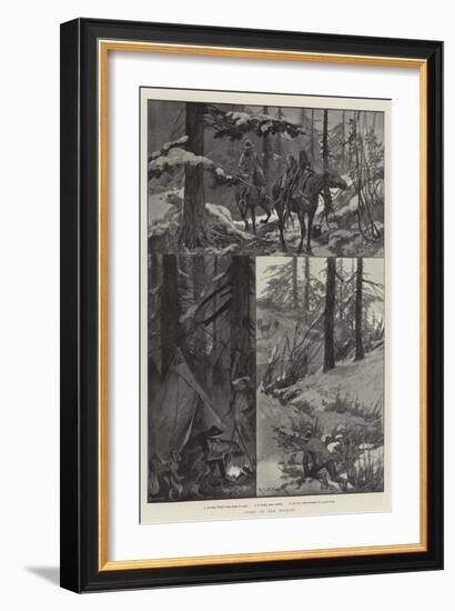 Sport in the Rockies-Richard Caton Woodville II-Framed Giclee Print