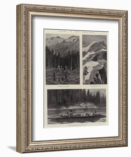 Sport in the Selkirks-Richard Caton Woodville II-Framed Giclee Print