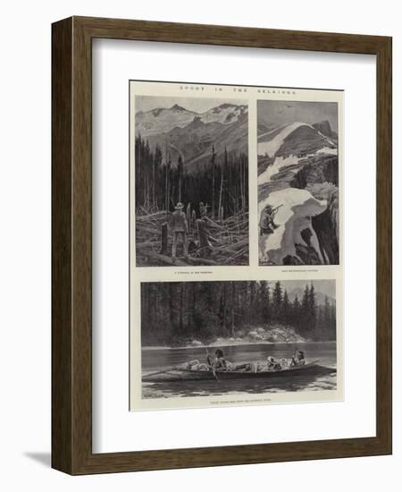 Sport in the Selkirks-Richard Caton Woodville II-Framed Giclee Print