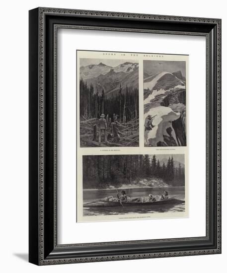 Sport in the Selkirks-Richard Caton Woodville II-Framed Giclee Print