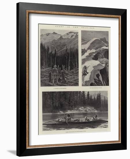 Sport in the Selkirks-Richard Caton Woodville II-Framed Giclee Print