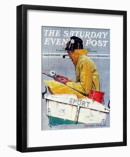 "Sport" Saturday Evening Post Cover, April 29,1939-Norman Rockwell-Framed Premium Giclee Print