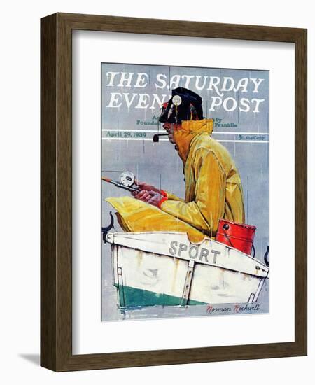 "Sport" Saturday Evening Post Cover, April 29,1939-Norman Rockwell-Framed Giclee Print