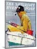 "Sport" Saturday Evening Post Cover, April 29,1939-Norman Rockwell-Mounted Giclee Print
