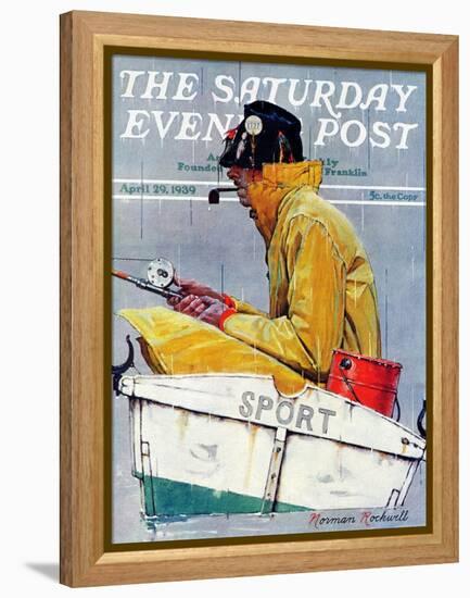 "Sport" Saturday Evening Post Cover, April 29,1939-Norman Rockwell-Framed Premier Image Canvas