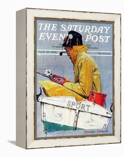 "Sport" Saturday Evening Post Cover, April 29,1939-Norman Rockwell-Framed Premier Image Canvas