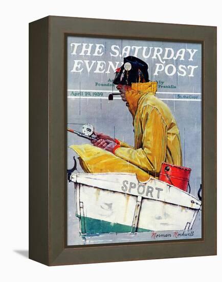 "Sport" Saturday Evening Post Cover, April 29,1939-Norman Rockwell-Framed Premier Image Canvas