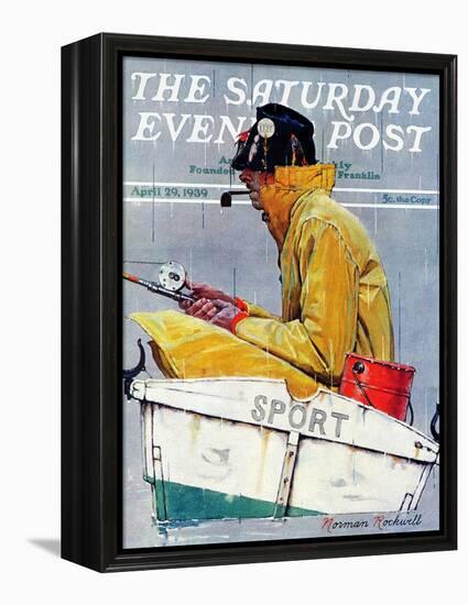 "Sport" Saturday Evening Post Cover, April 29,1939-Norman Rockwell-Framed Premier Image Canvas