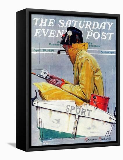 "Sport" Saturday Evening Post Cover, April 29,1939-Norman Rockwell-Framed Premier Image Canvas