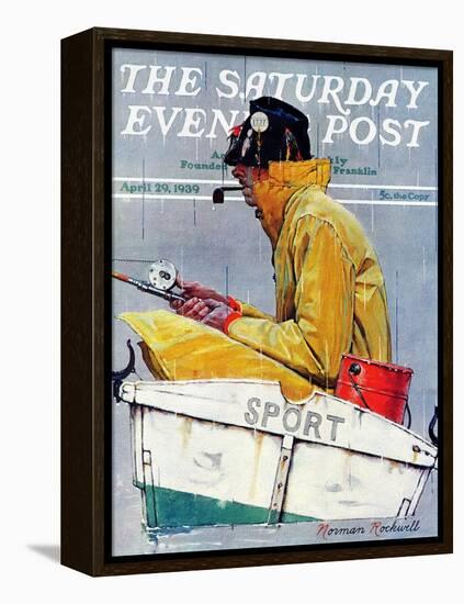 "Sport" Saturday Evening Post Cover, April 29,1939-Norman Rockwell-Framed Premier Image Canvas