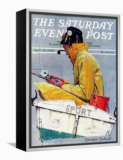 "Sport" Saturday Evening Post Cover, April 29,1939-Norman Rockwell-Framed Premier Image Canvas