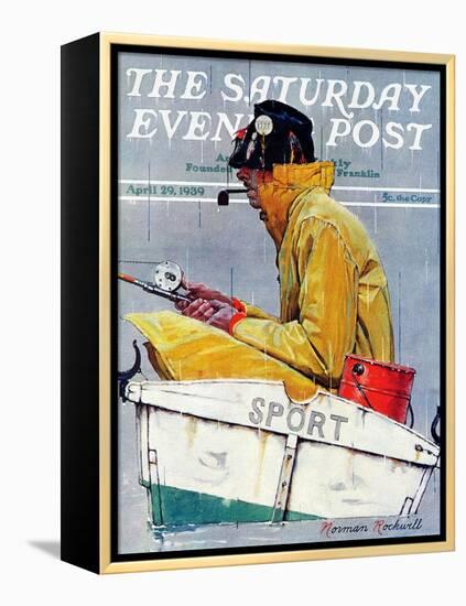 "Sport" Saturday Evening Post Cover, April 29,1939-Norman Rockwell-Framed Premier Image Canvas