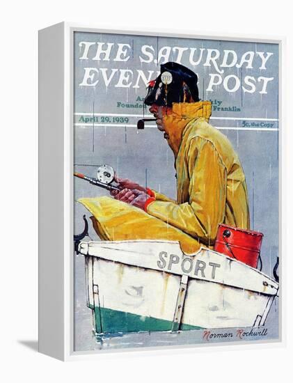 "Sport" Saturday Evening Post Cover, April 29,1939-Norman Rockwell-Framed Premier Image Canvas