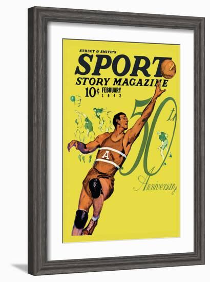 Sport Story Magazine: 50th Anniversary-null-Framed Art Print