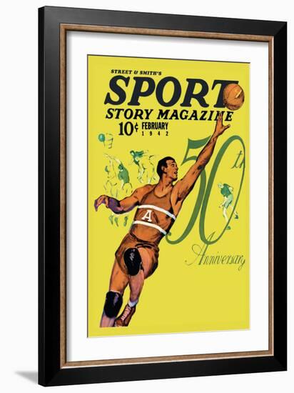 Sport Story Magazine: 50th Anniversary-null-Framed Art Print