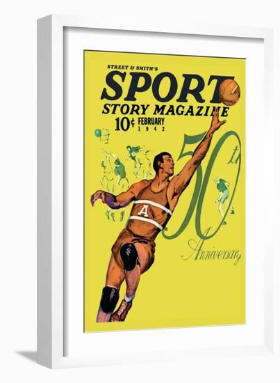 Sport Story Magazine: 50th Anniversary--Framed Art Print