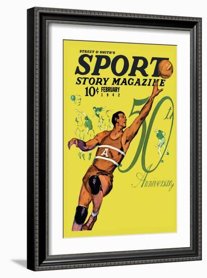 Sport Story Magazine: 50th Anniversary-null-Framed Art Print