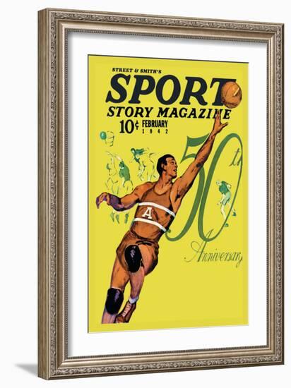 Sport Story Magazine: 50th Anniversary-null-Framed Art Print