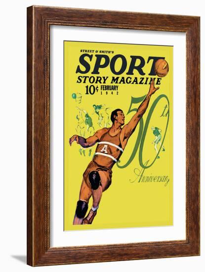 Sport Story Magazine: 50th Anniversary-null-Framed Art Print