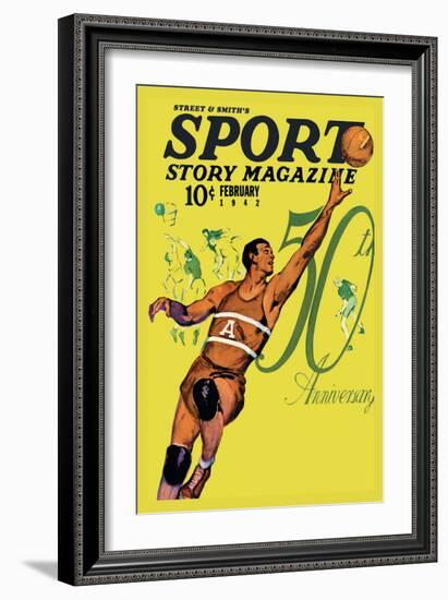 Sport Story Magazine: 50th Anniversary-null-Framed Art Print