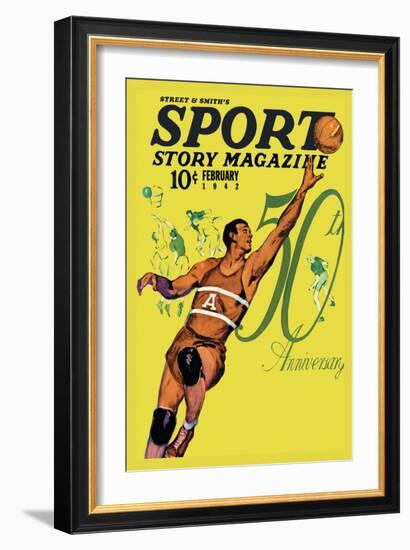 Sport Story Magazine: 50th Anniversary-null-Framed Art Print