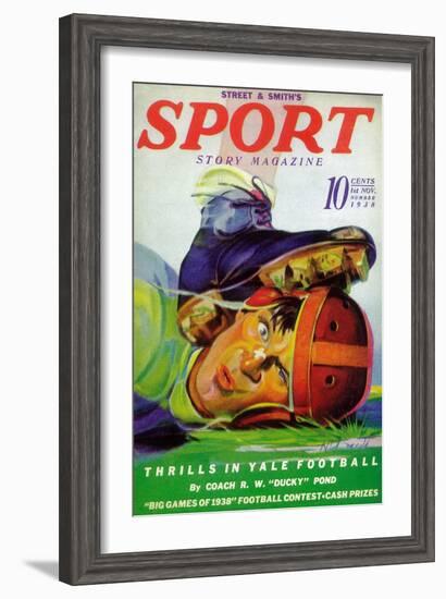 Sport Story Magazine-null-Framed Art Print