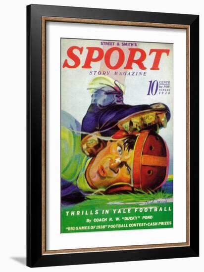 Sport Story Magazine-null-Framed Art Print