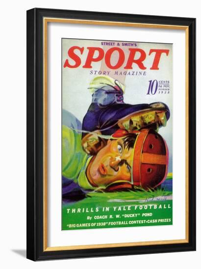 Sport Story Magazine-null-Framed Art Print