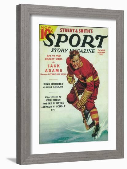 Sport Story Magazine-null-Framed Art Print