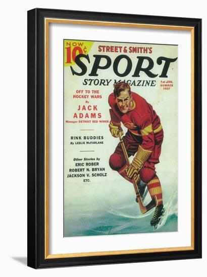 Sport Story Magazine-null-Framed Art Print