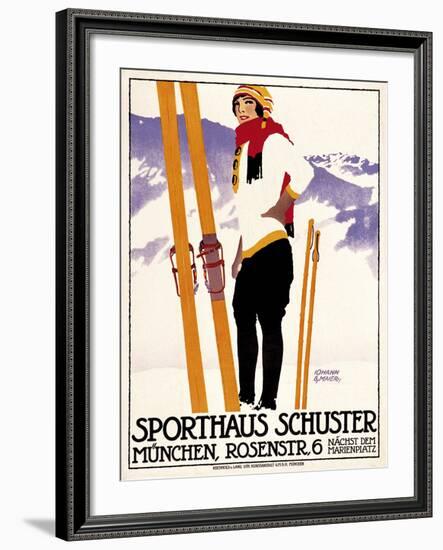 Sporthaus Schuster Munich-The Vintage Collection-Framed Giclee Print