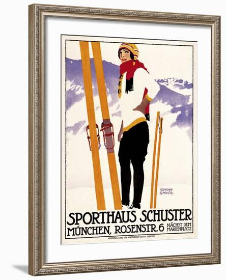 Sporthaus Schuster Munich-The Vintage Collection-Framed Giclee Print