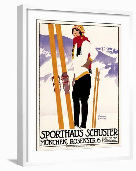 Sporthaus Schuster Munich-The Vintage Collection-Framed Giclee Print