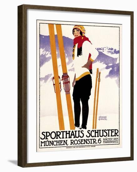 Sporthaus Schuster Munich-The Vintage Collection-Framed Giclee Print