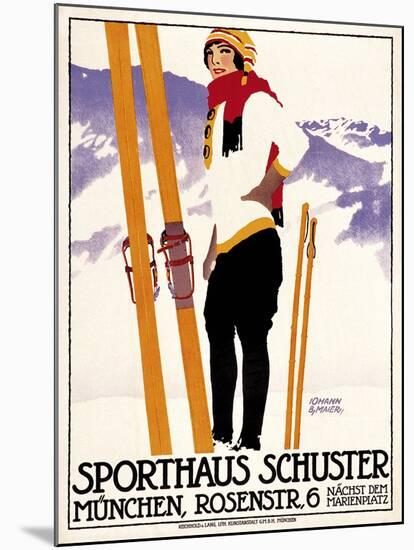 Sporthaus Schuster Munich-The Vintage Collection-Mounted Giclee Print