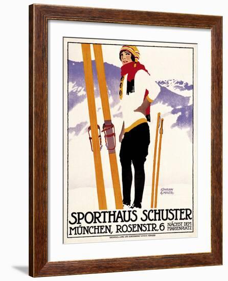 Sporthaus Schuster Munich-The Vintage Collection-Framed Giclee Print