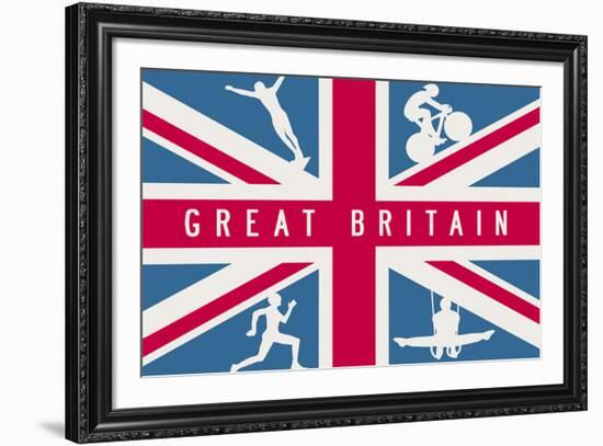 Sporting Britain I-The Vintage Collection-Framed Giclee Print