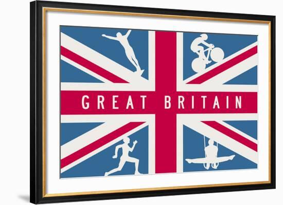 Sporting Britain I-The Vintage Collection-Framed Giclee Print