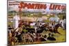 "Sporting Life" poster, 1898-American School-Mounted Giclee Print