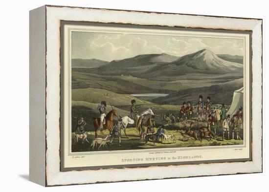Sporting Meeting in the Highlands-Henry Thomas Alken-Framed Premier Image Canvas